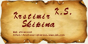 Krstimir Škipina vizit kartica